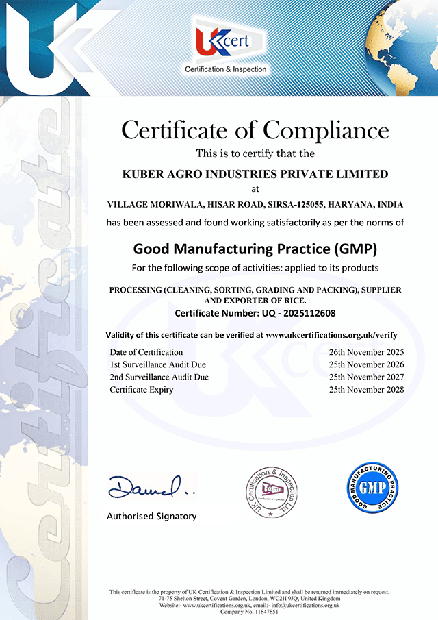 2025112608 - -kuber-agro-industries-private-limited - -gmp