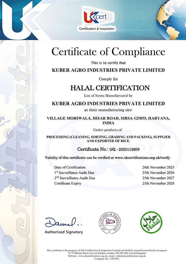 2025112609 - -kuber-agro-industries-private-limited - -halal