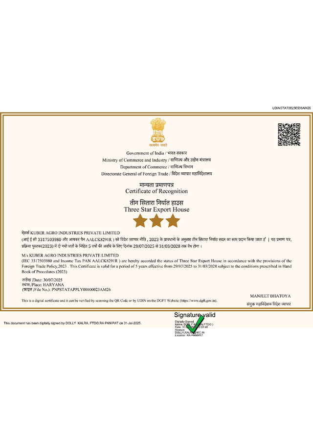 3 Star Export House Kuber