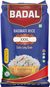 Badal Basmati XXXL Rice - 30kg